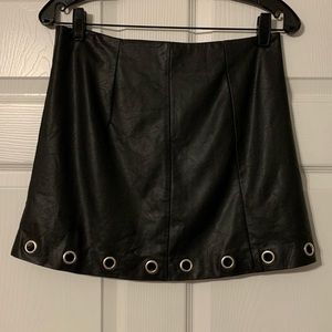 Forever 21 faux leather skirt